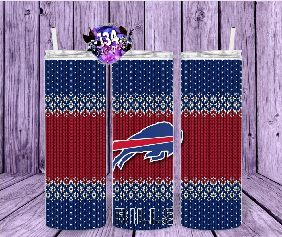 20oz Football Tumbler